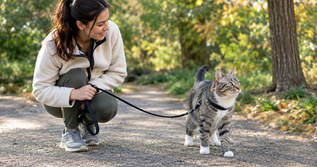 How long does it take to leash train a cat?