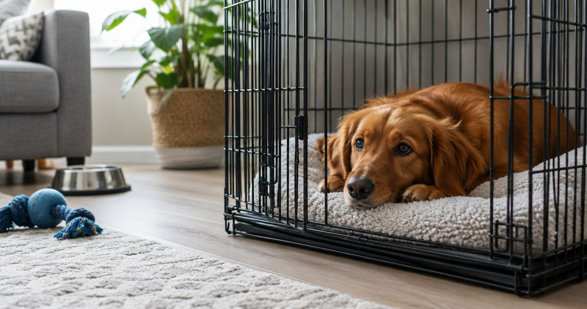 Can crate training cause separation anxiety in dogs?