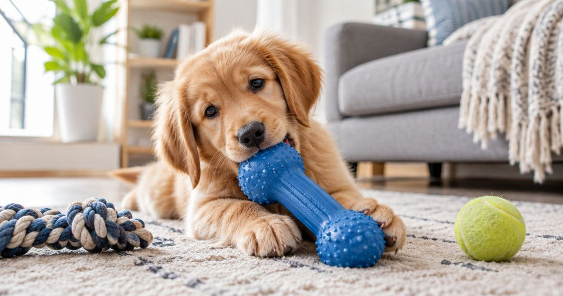 Can puppies use adult sized chew toys?