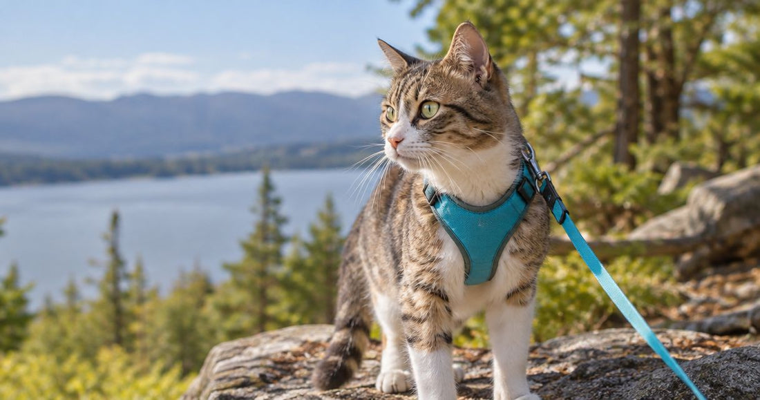 How much does a cat harness cost for outdoor walks?