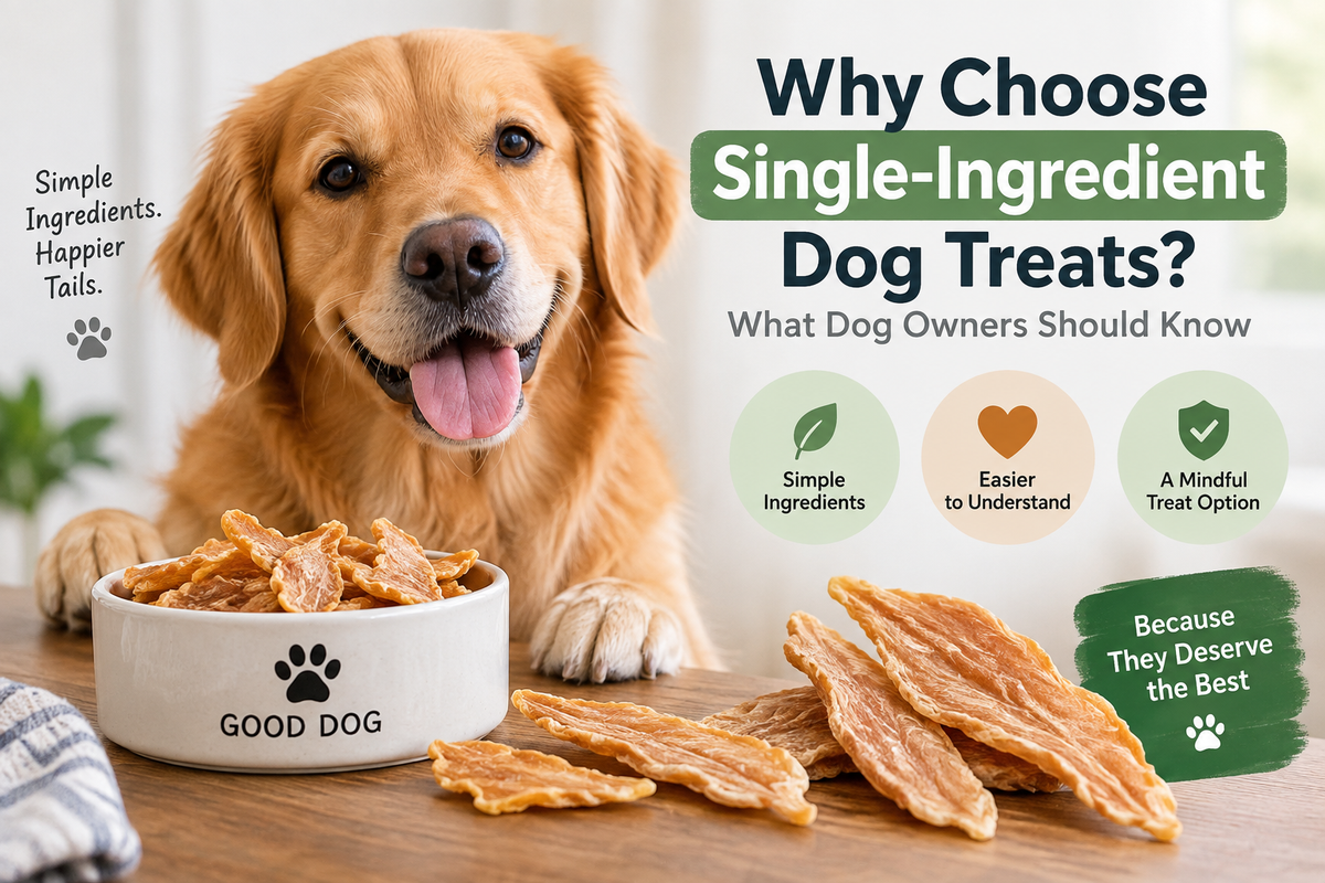 Why Choose Single-Ingredient Dog Treats? What Dog Owners Should Know