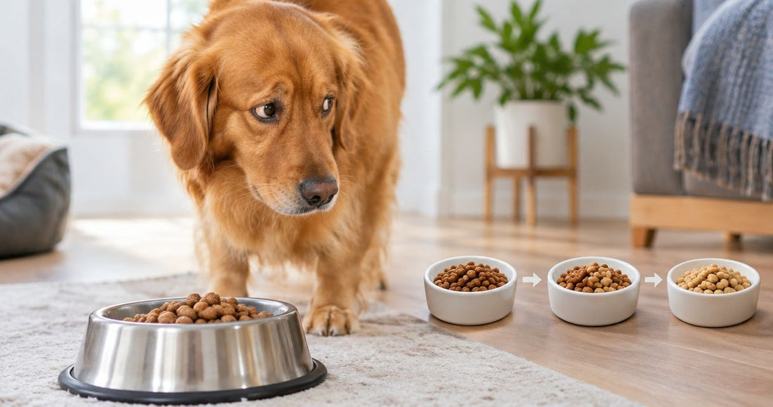 Can switching dog food too quickly cause diarrhea?