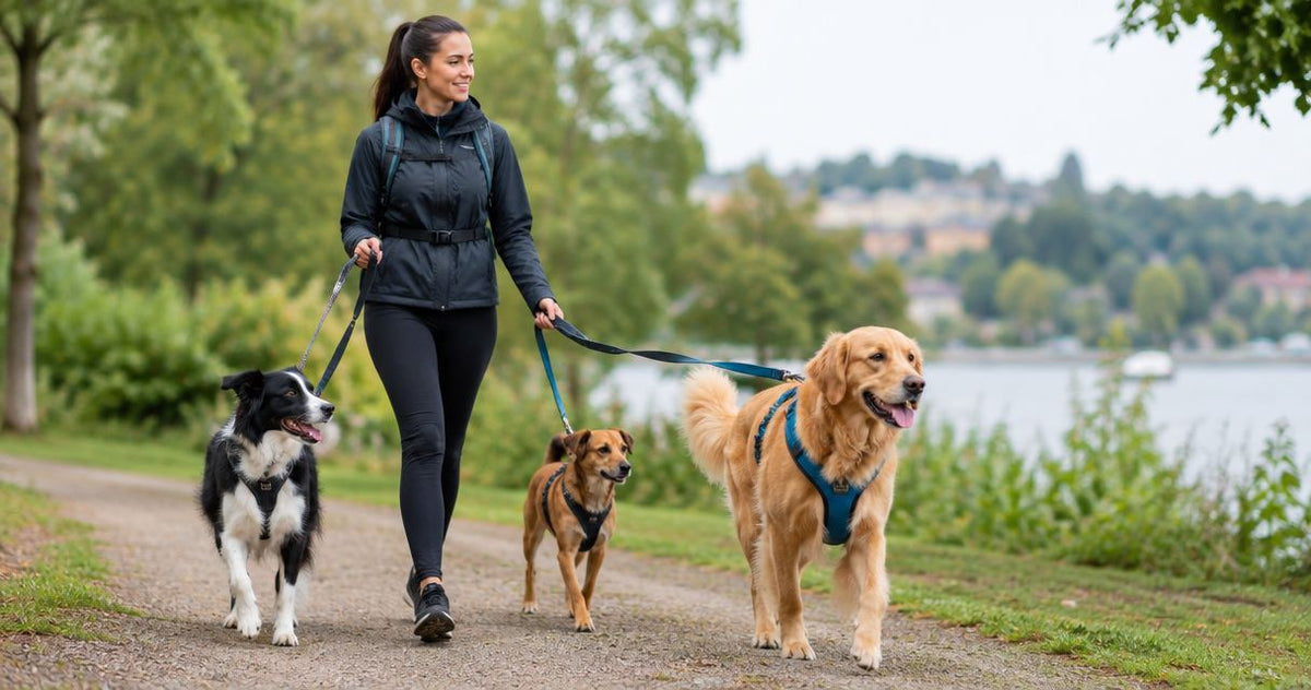 No pull harnesses for professional dog walkers: complete 2026 guide