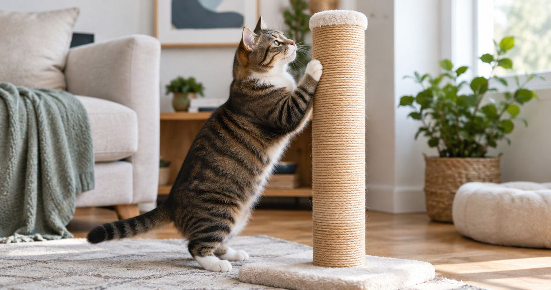 How long do cats take to start using a new scratching post?