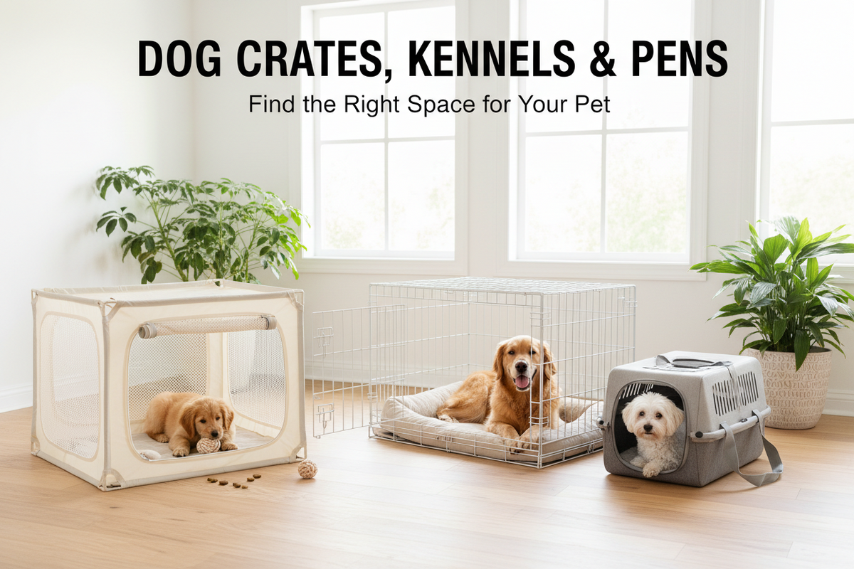 Dog Crates, Kennels & Pens: How to Choose the Right One for Your Pet
