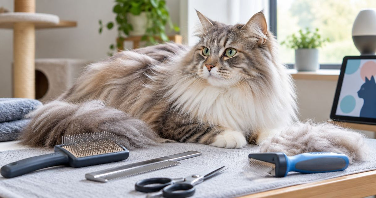 Best grooming tools for long haired cats in 2026