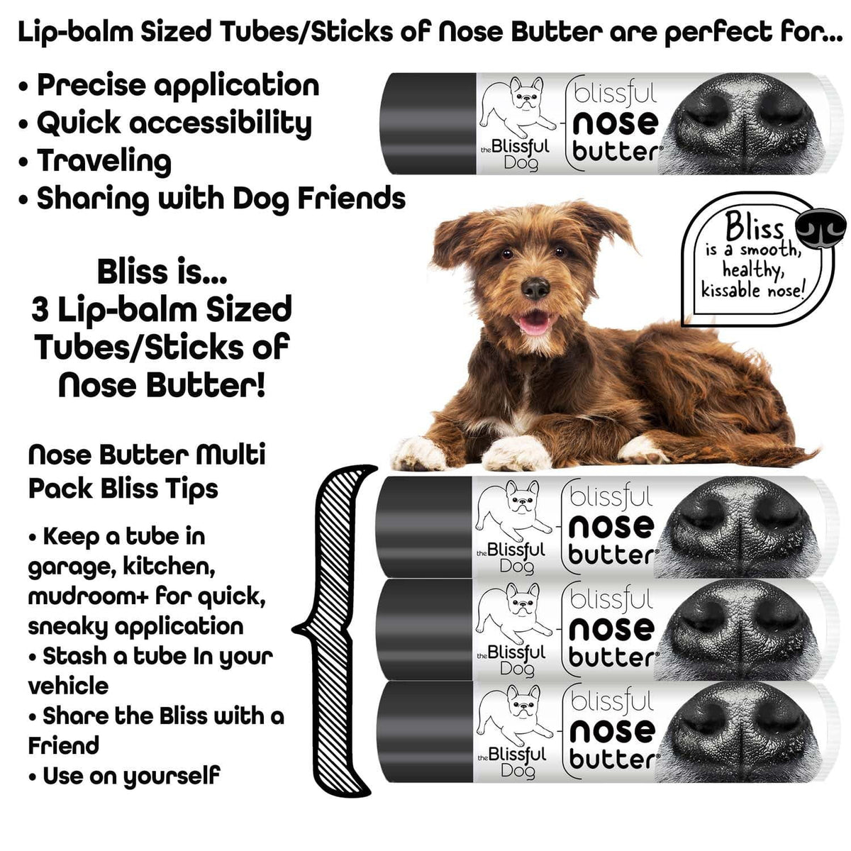 1 Dog Nose Butter – Moisturizing Balm for Dry, Cracked Dog Noses | EverstockPets