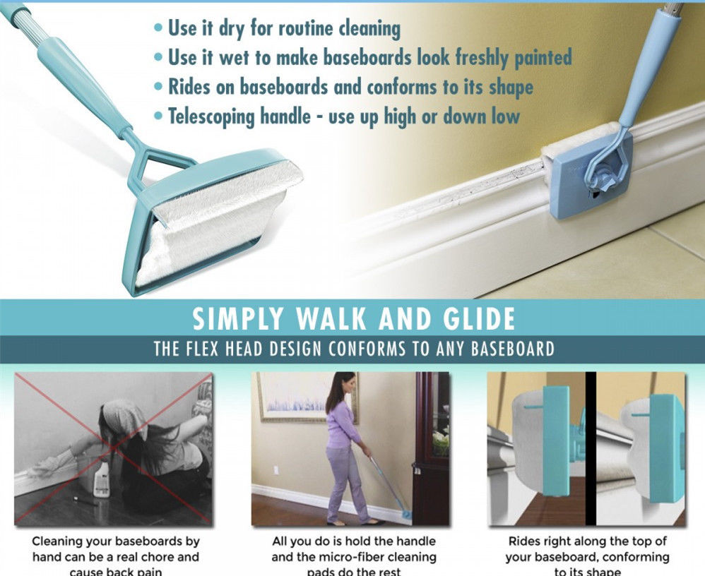 Extendable Baseboard & Multi-Surface Cleaner