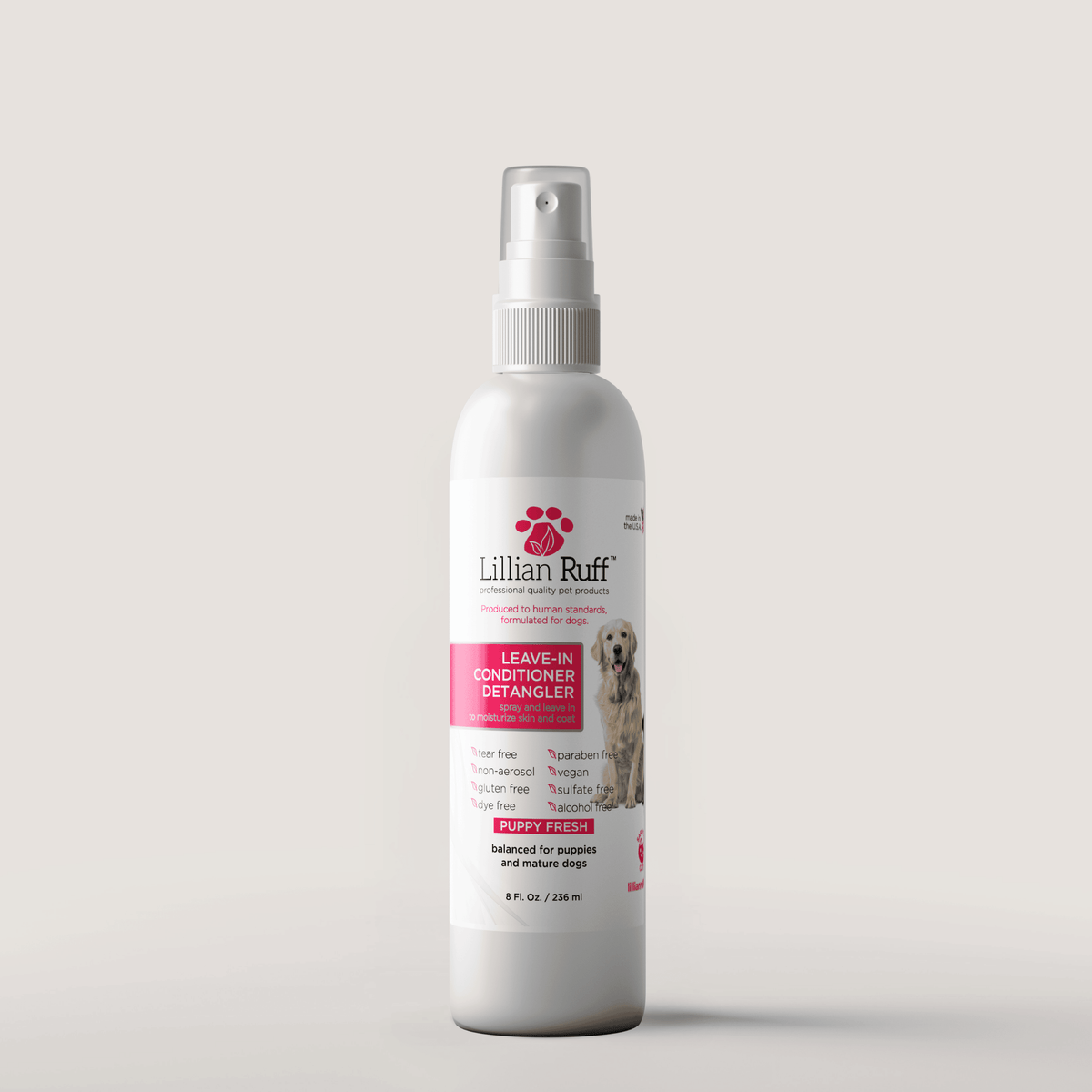 Lillian Ruff Leave-In Conditioner & Detangler Spray – 8 oz
