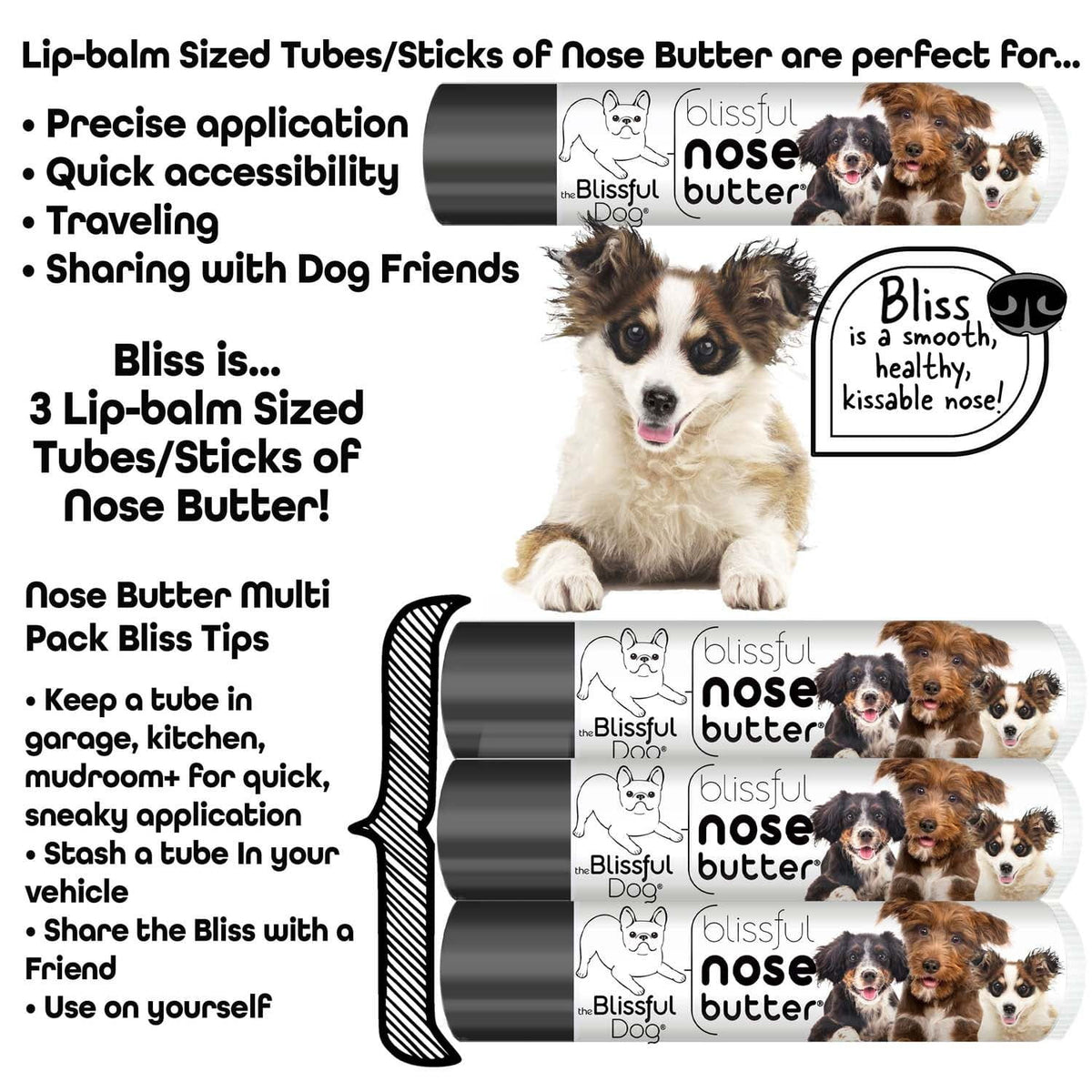 3 Cute Puppies Nose Butter – Moisturizing Balm for Puppy Noses | EverstockPets