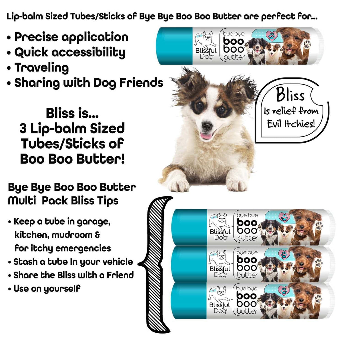 3 Cute Puppies Boo Boo Butter – Natural Healing Balm for Puppies | EverstockPets