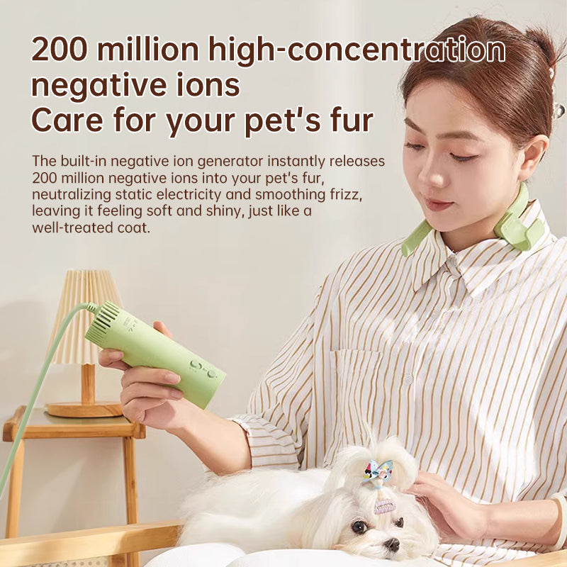 High-Speed Pet Hair Dryer – 1400W, 3 Heat & Airflow Settings ⚠️ 220–230V Only (European Edition)