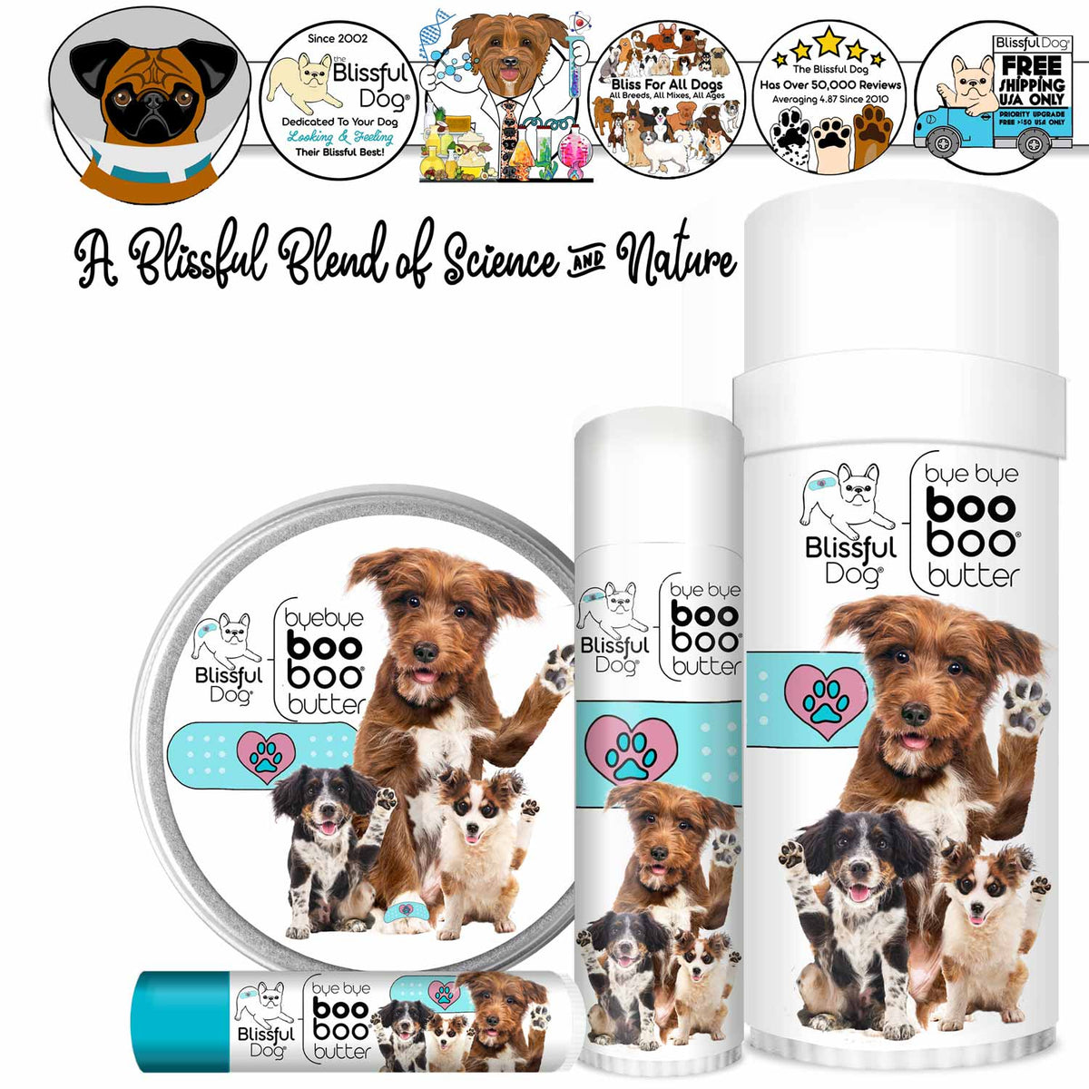 3 Cute Puppies Boo Boo Butter – Natural Healing Balm for Puppies | EverstockPets