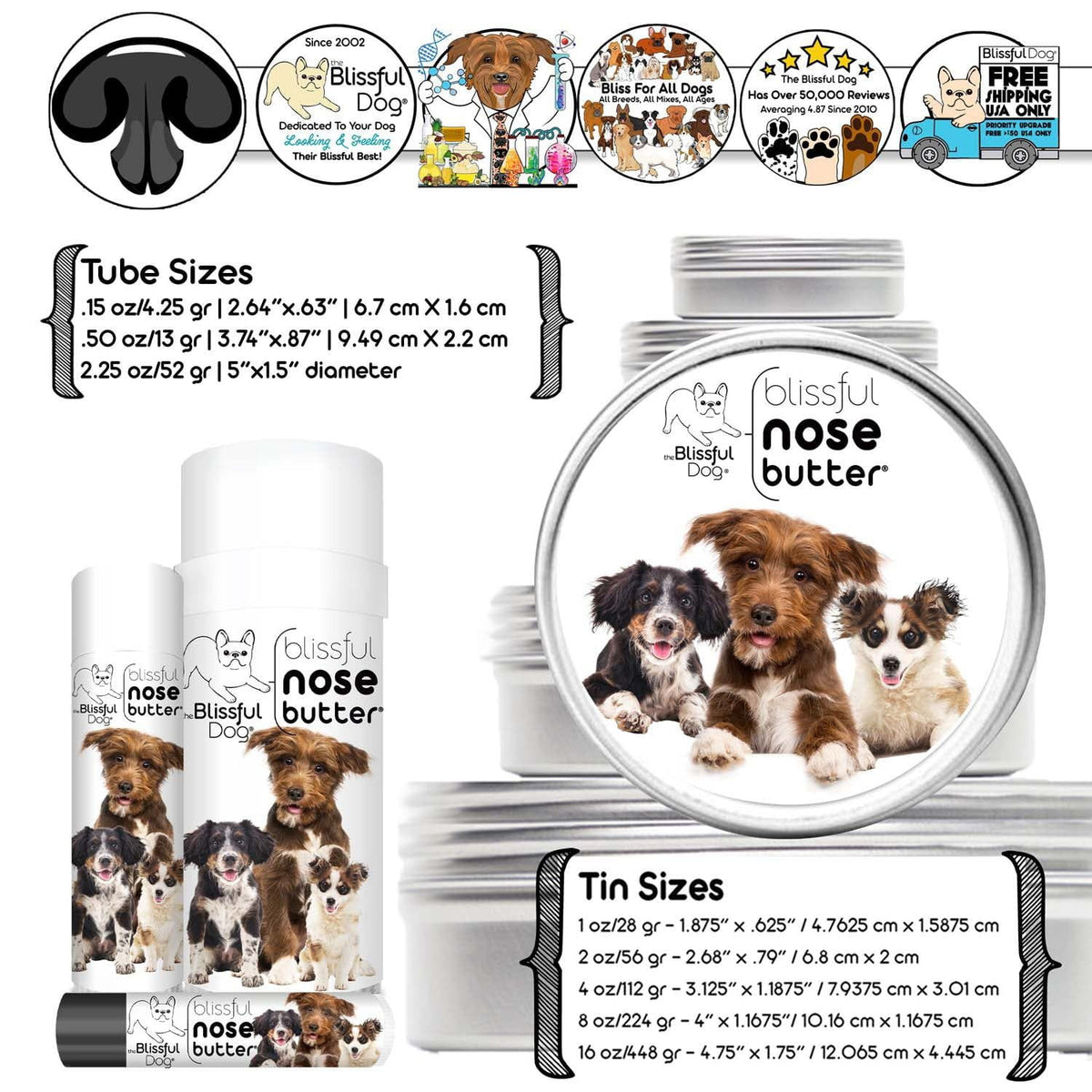 3 Cute Puppies Nose Butter – Moisturizing Balm for Puppy Noses | EverstockPets