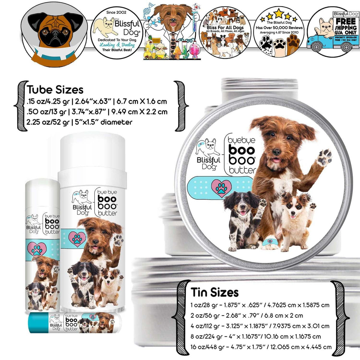 3 Cute Puppies Boo Boo Butter – Natural Healing Balm for Puppies | EverstockPets