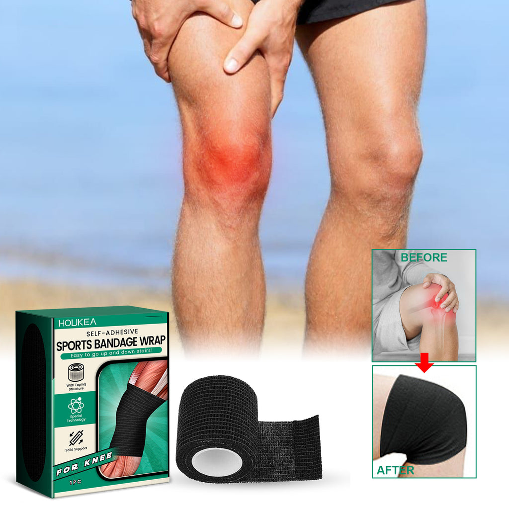 Self-Adhesive Elastic Sports Wrap – Flexible Knee & Joint Support