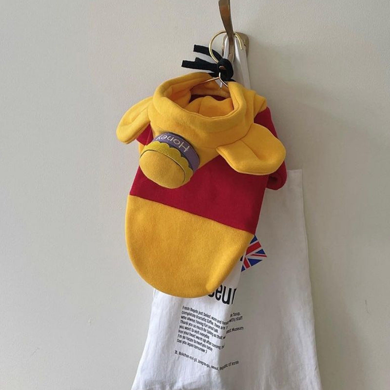 Winnie the Pooh Pet Hoodie Sweater Set, Japanese Cotton, XS–XXL