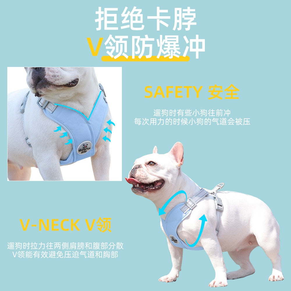 Breathable Reflective Dog Harness – Adjustable No-Pull Vest, Multiple Colors