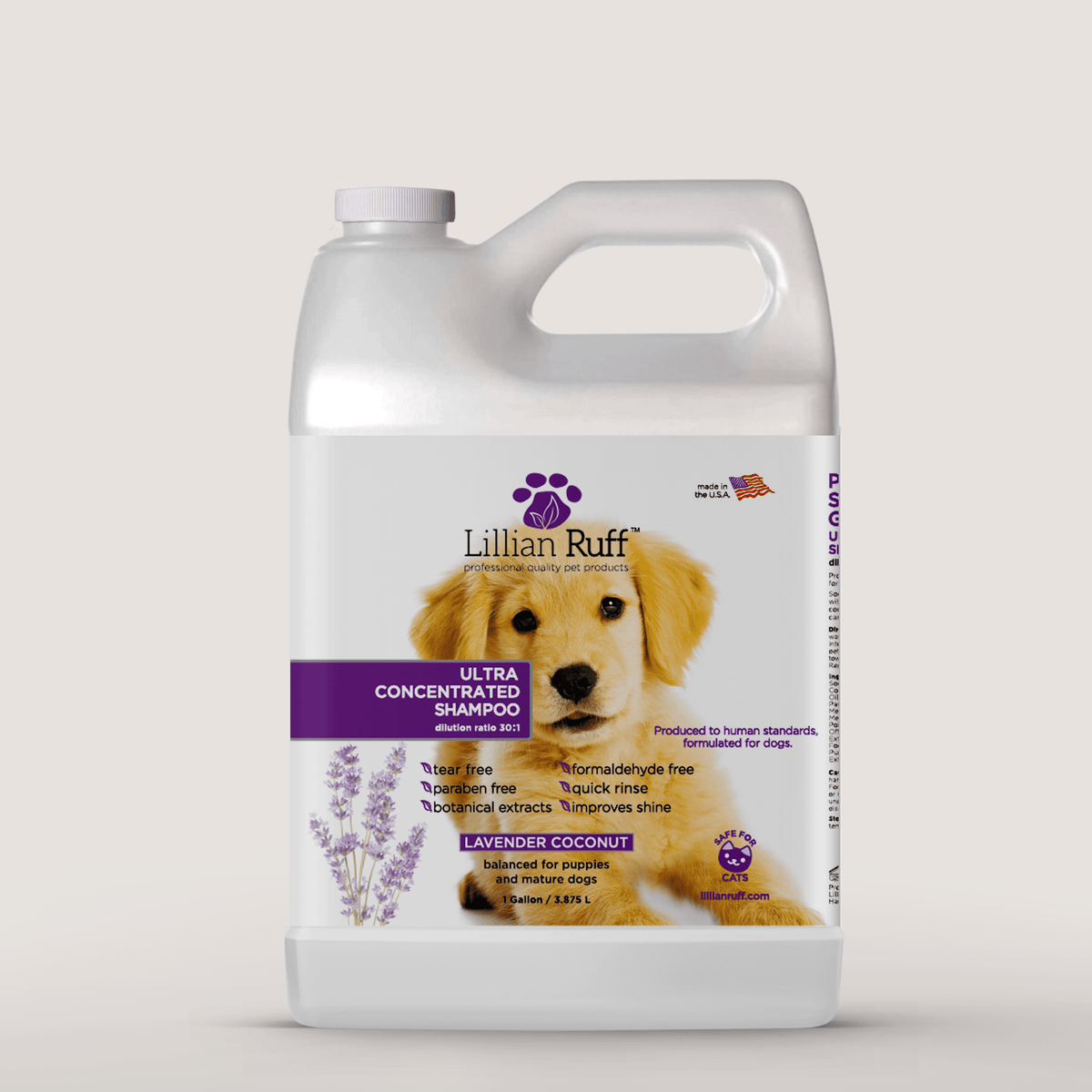 Lillian Ruff Ultra Concentrated Dog Shampoo – Gallon