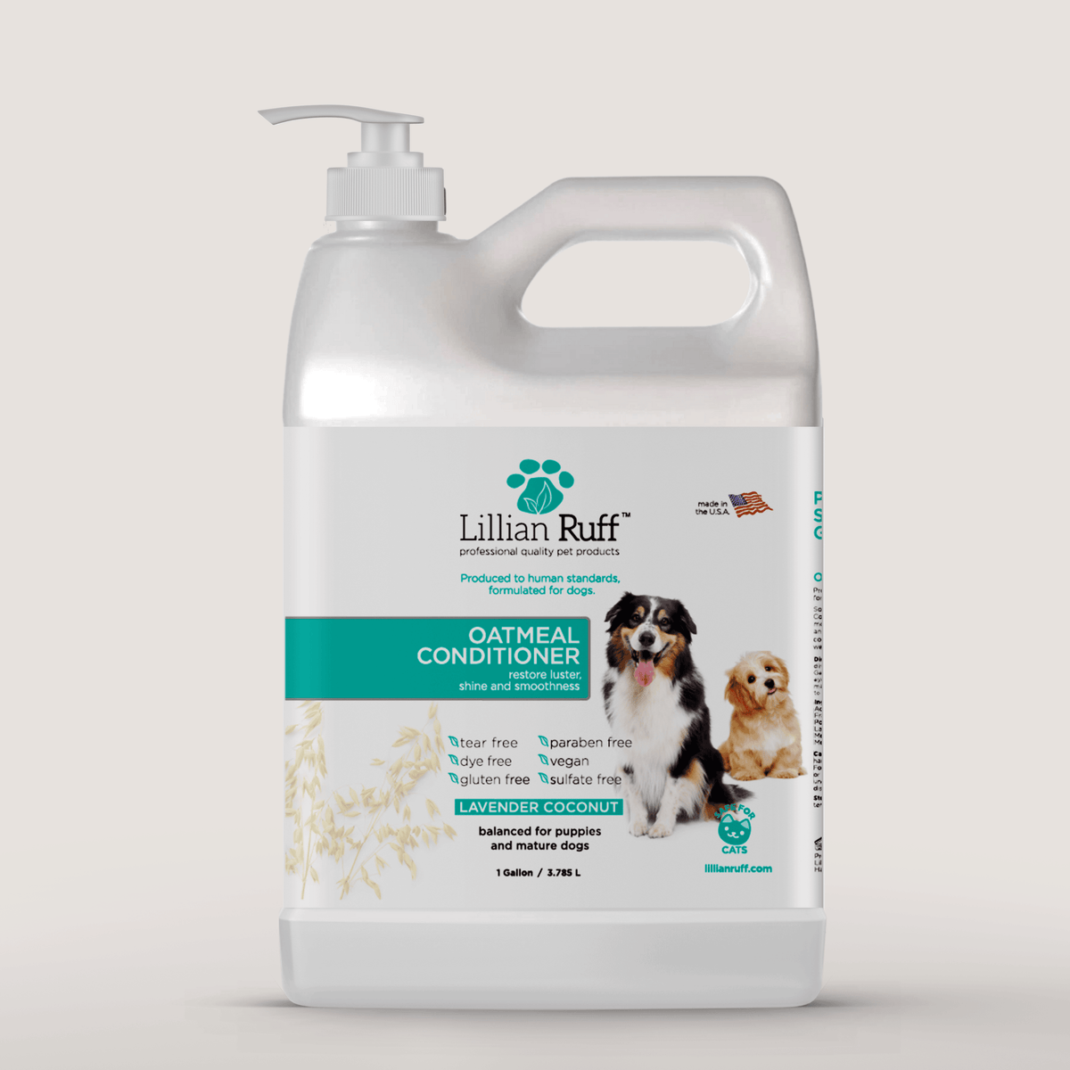 Lillian Ruff Oatmeal Dog Conditioner – Gallon