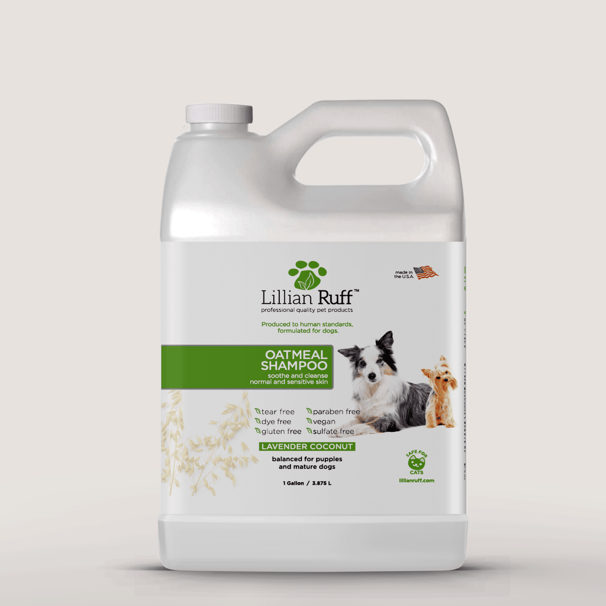 Lillian Ruff Oatmeal Dog Shampoo – Gallon