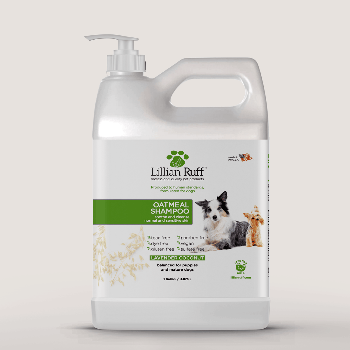 Lillian Ruff Oatmeal Dog Shampoo – Gallon