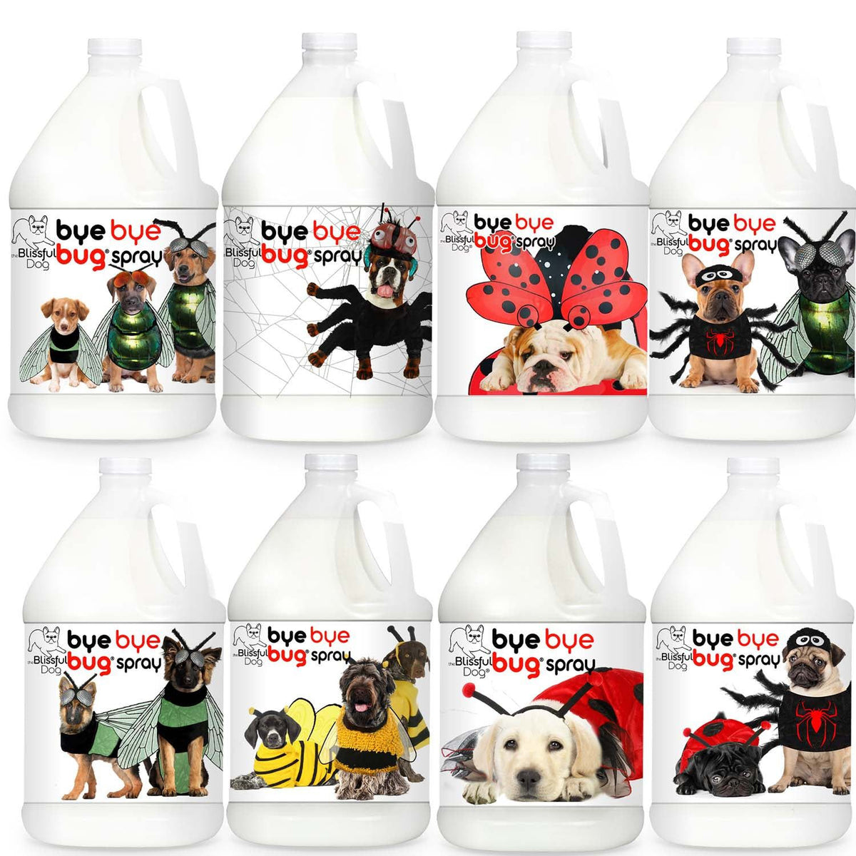 Bye Bye Bug™ Natural Dog Bug Spray – Essential Oil Insect Repellent, 4 oz to Gallon