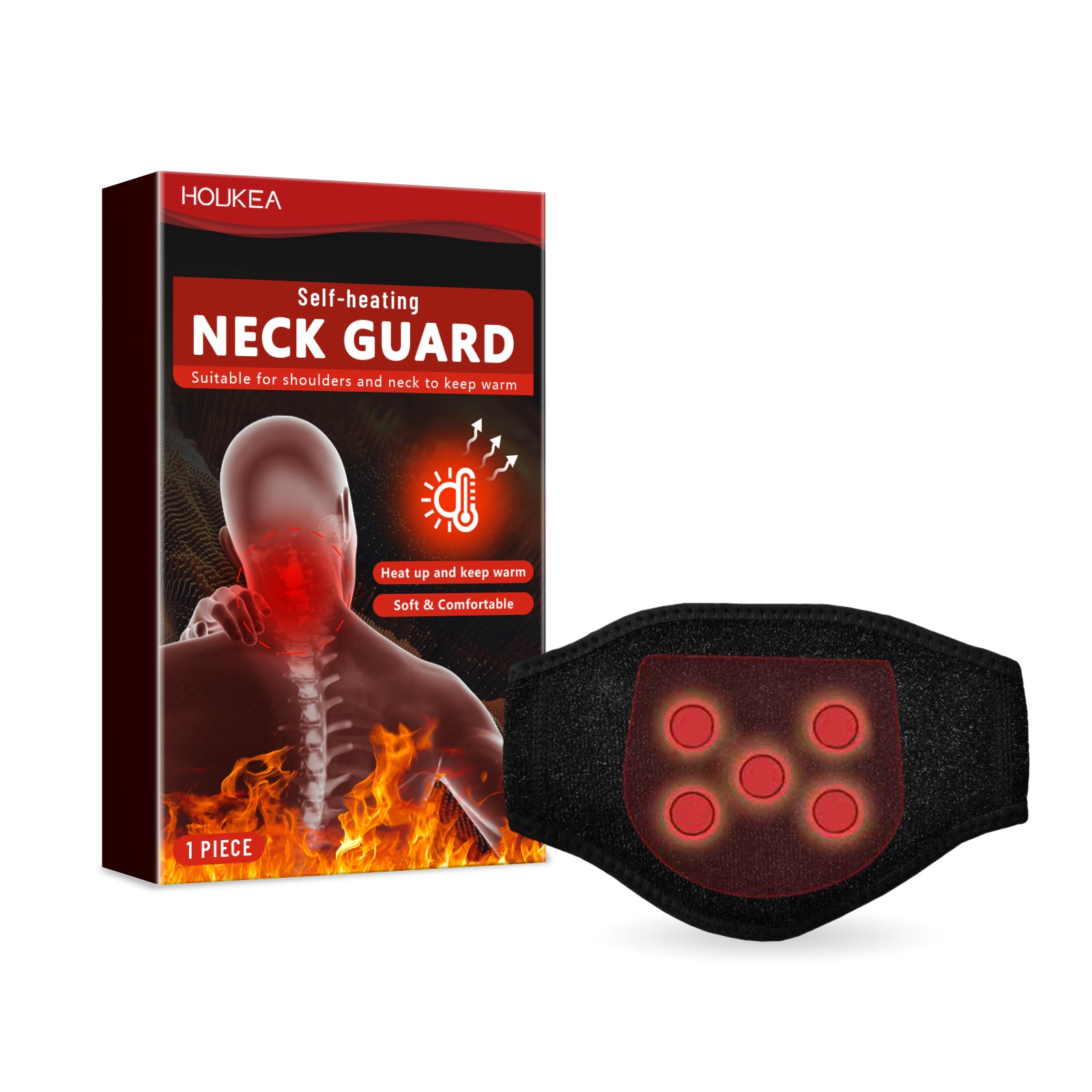 Self-Heating Neck & Shoulder Wrap – Comfortable Warming Support