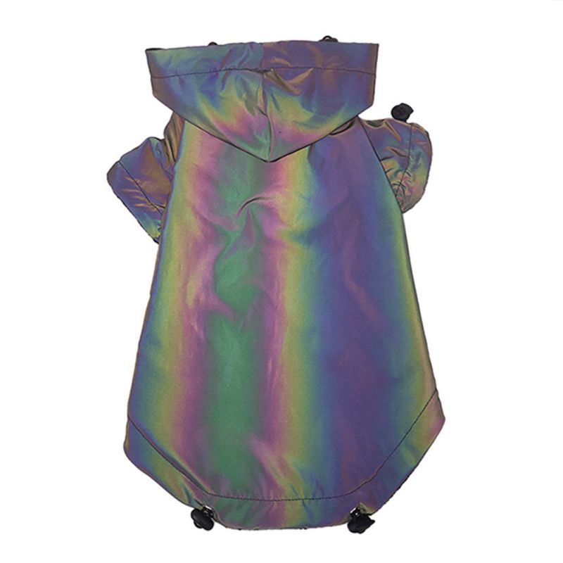 Reflective Waterproof Dog Hoodie Jacket – Warm Polyester