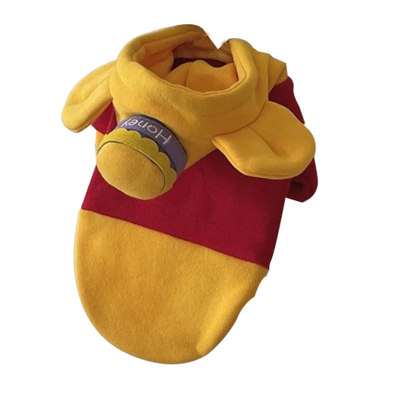 Winnie the Pooh Pet Hoodie Sweater Set, Japanese Cotton, XS–XXL