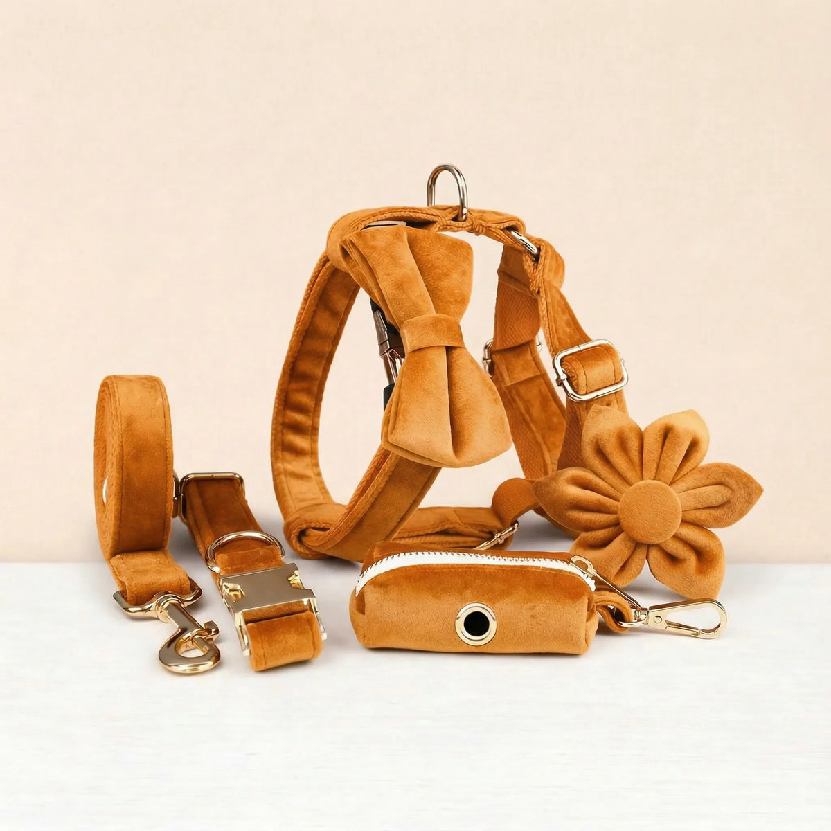 Orange Velvet Set