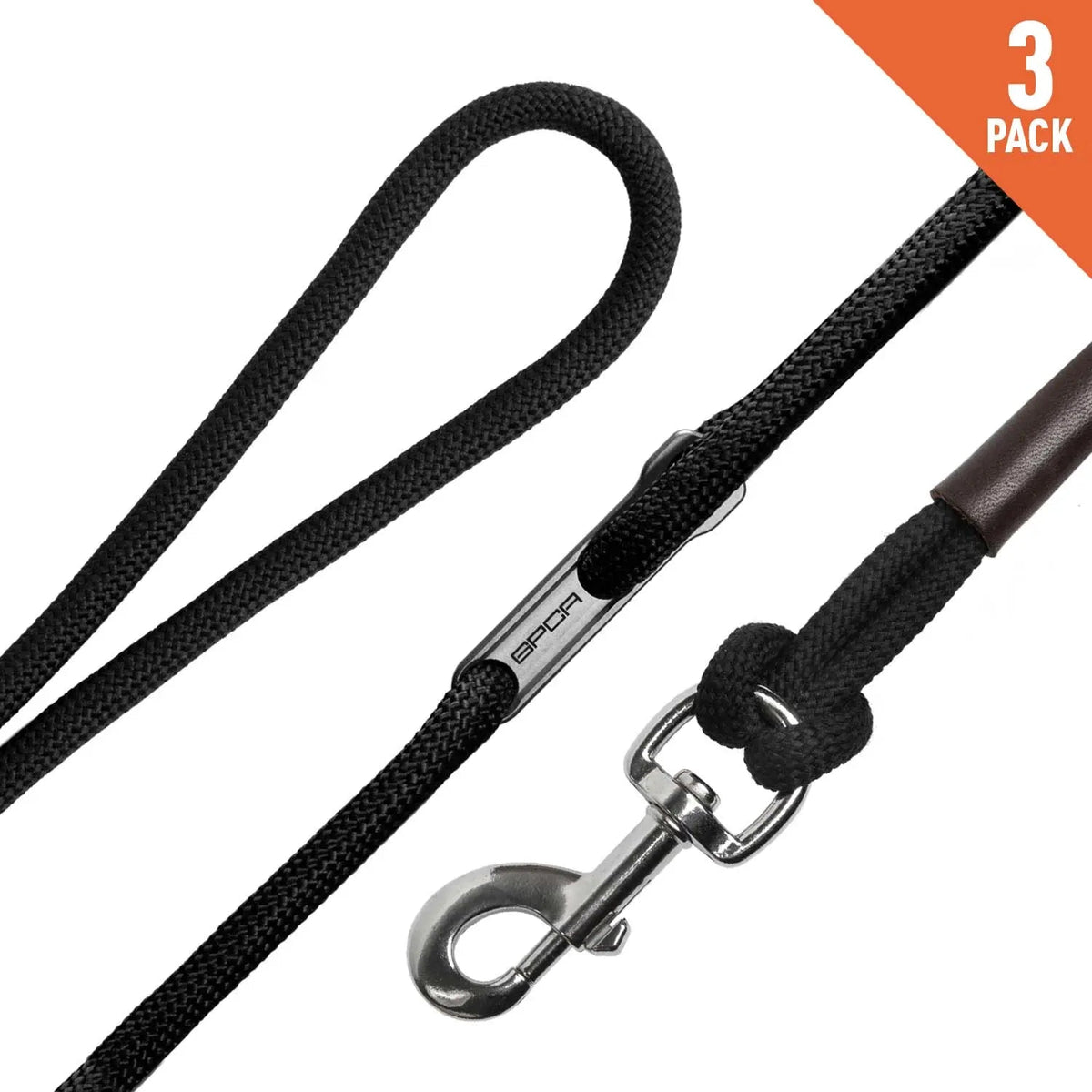 GPCA Dog Leash LITE Bundle – Adjustable Heavy-Duty Climbing Rope Leash, 1, 3 or 5-Pack