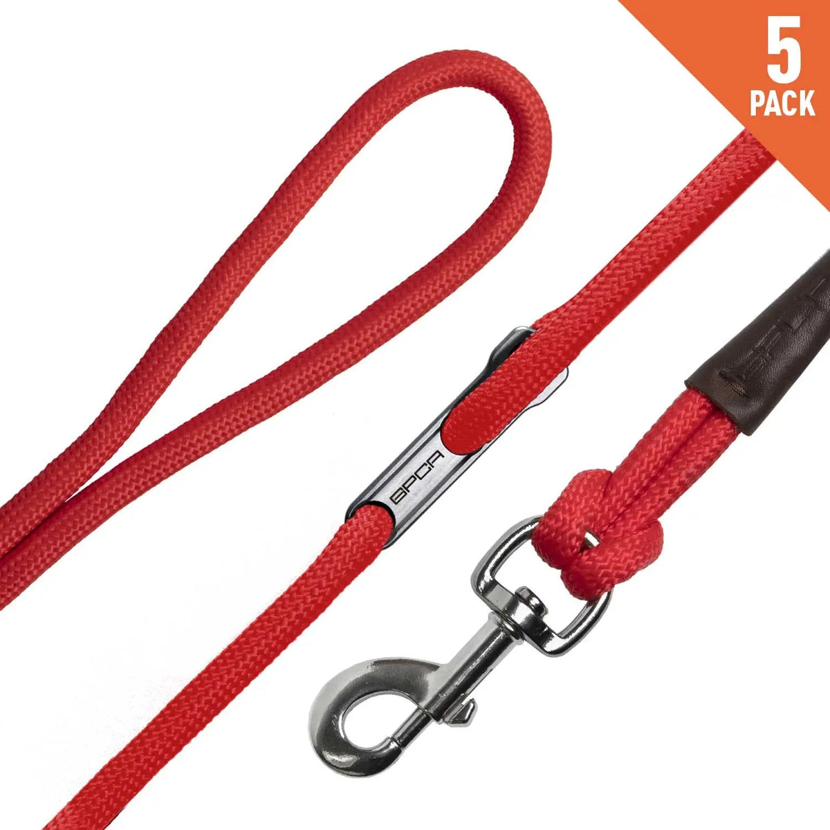GPCA Dog Leash LITE Bundle – Adjustable Heavy-Duty Climbing Rope Leash, 1, 3 or 5-Pack