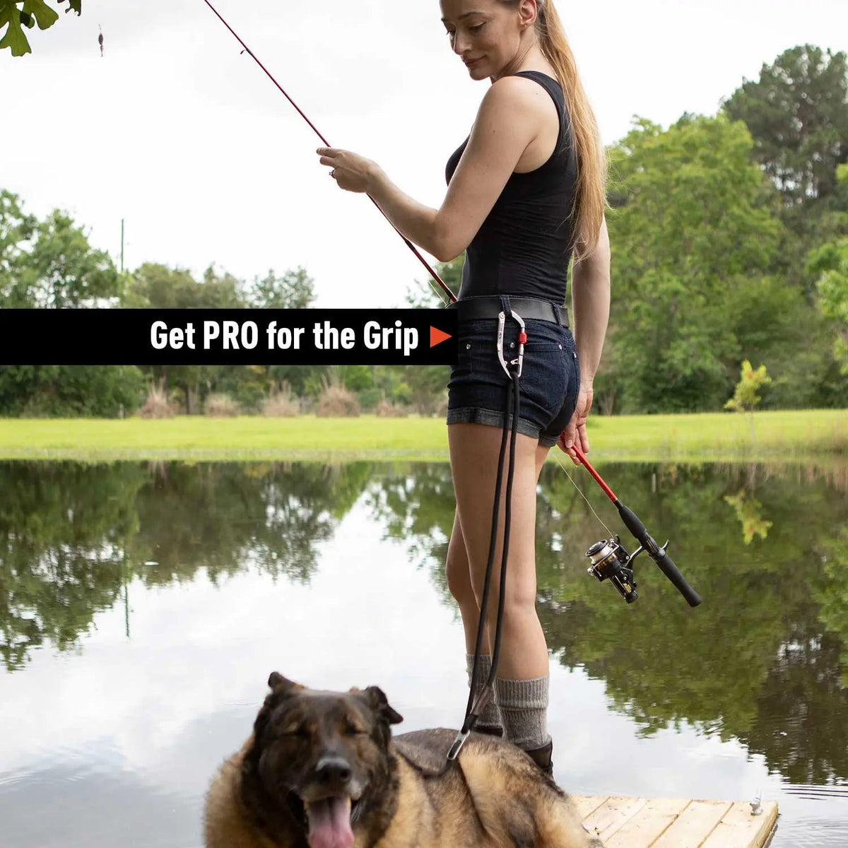 GPCA Dog Leash LITE Bundle – Adjustable Heavy-Duty Climbing Rope Leash, 1, 3 or 5-Pack