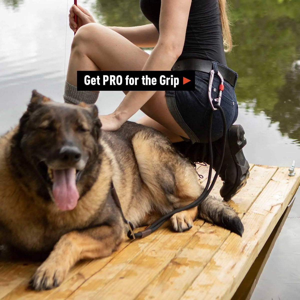 GPCA Dog Leash LITE Bundle – Adjustable Heavy-Duty Climbing Rope Leash, 1, 3 or 5-Pack