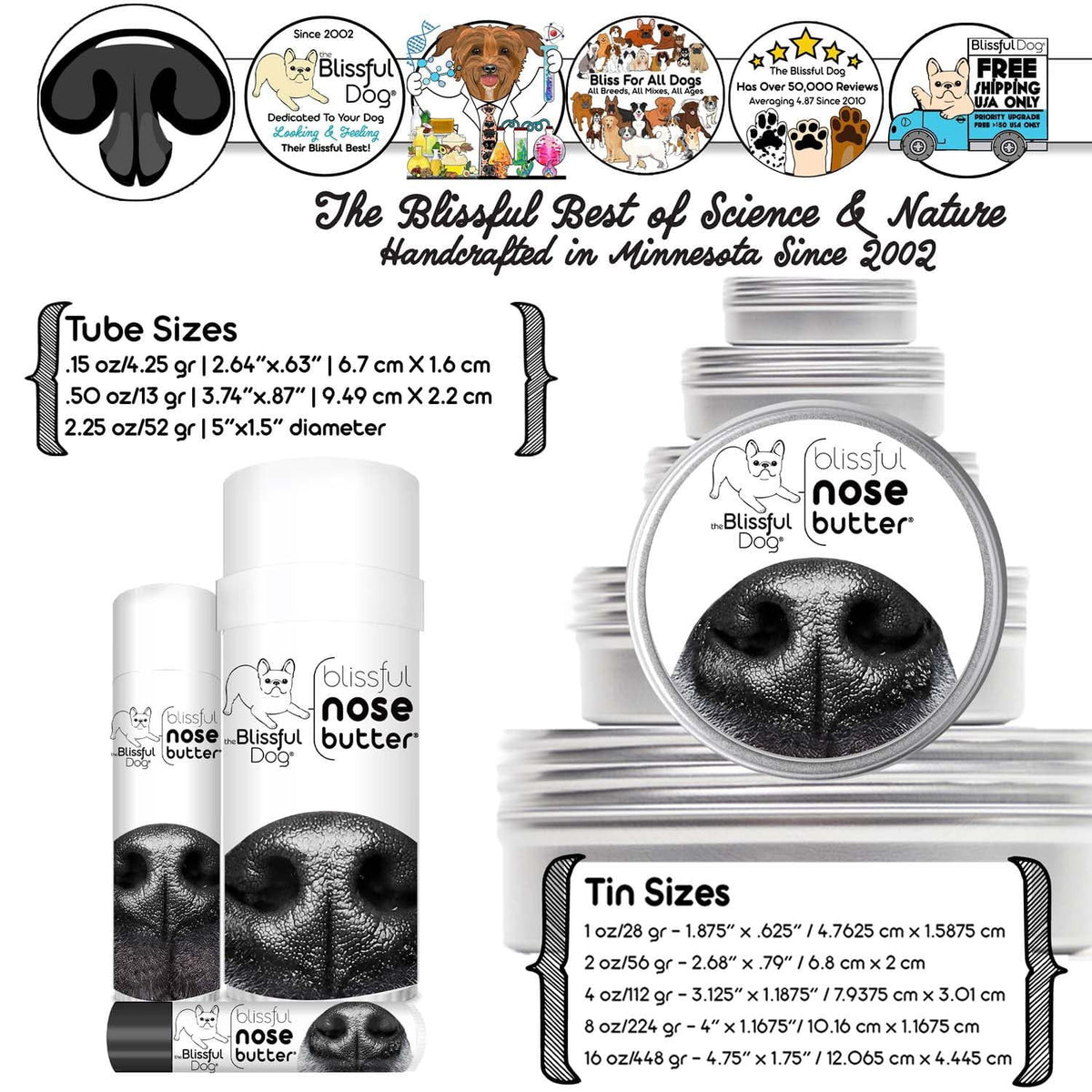 1 Dog Nose Butter – Moisturizing Balm for Dry, Cracked Dog Noses | EverstockPets
