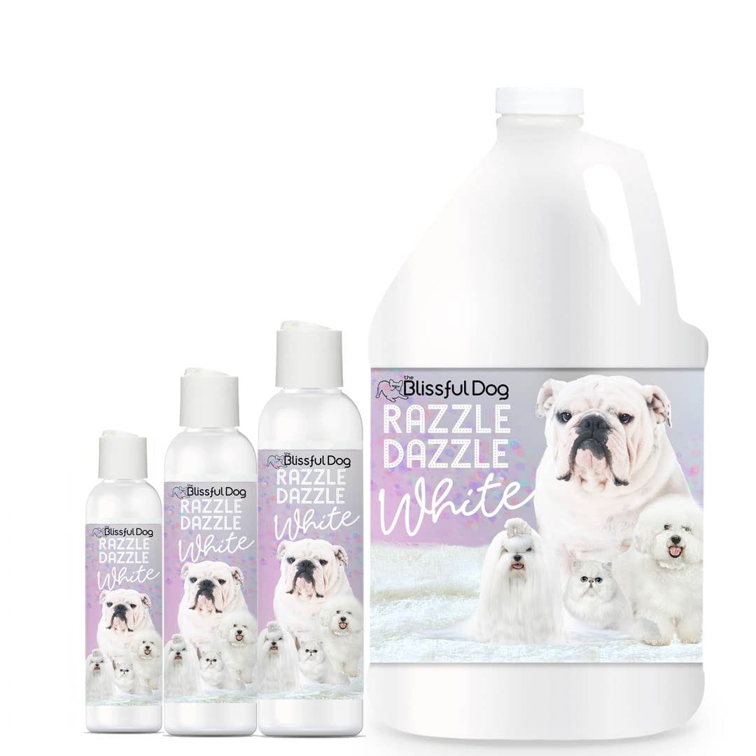 Razzle Dazzle White Pet Shampoo – Whitening Shampoo for Dogs & Cats | EverstockPets