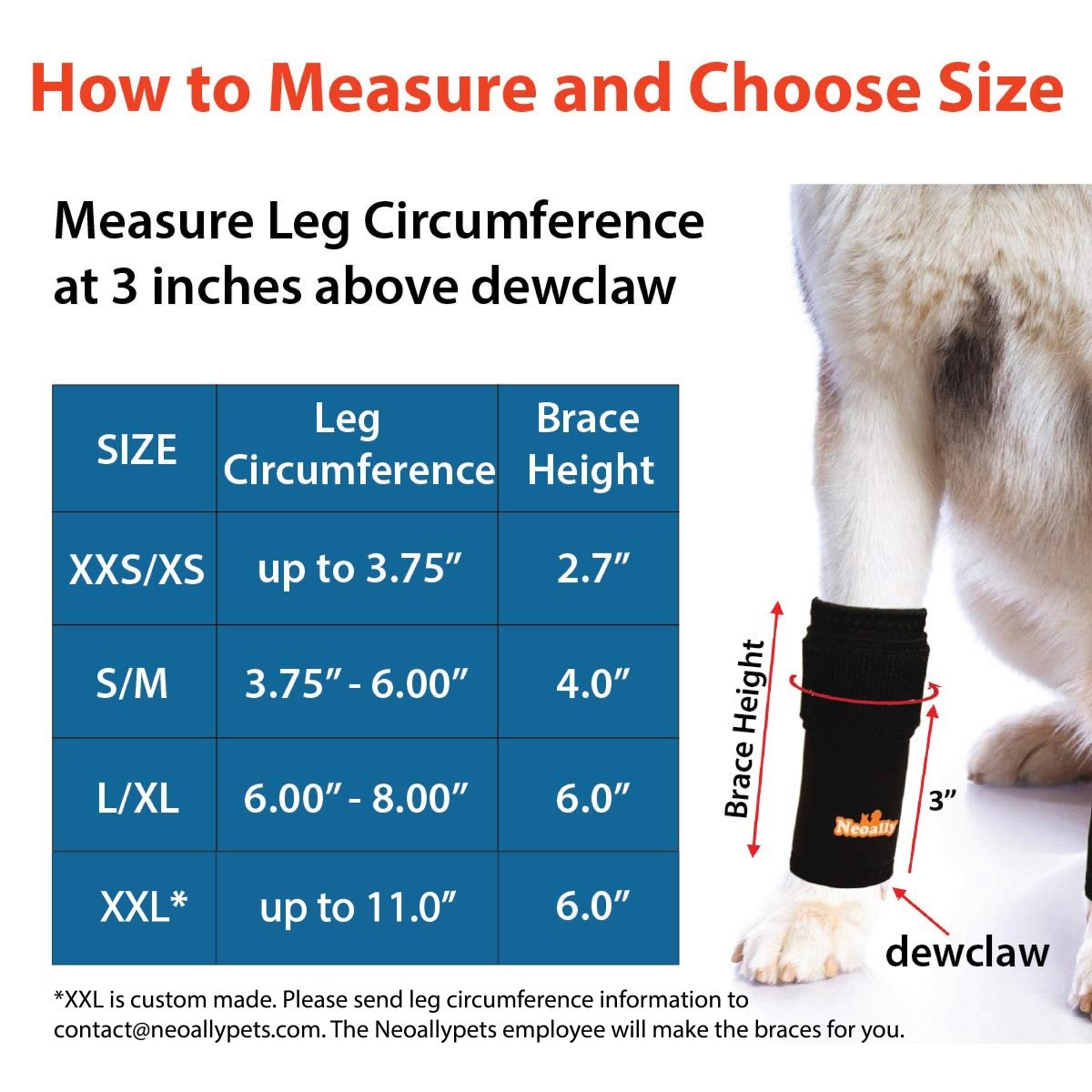 NeoAlly 3-in-1 Dog Front Leg Brace & Splint – Pair