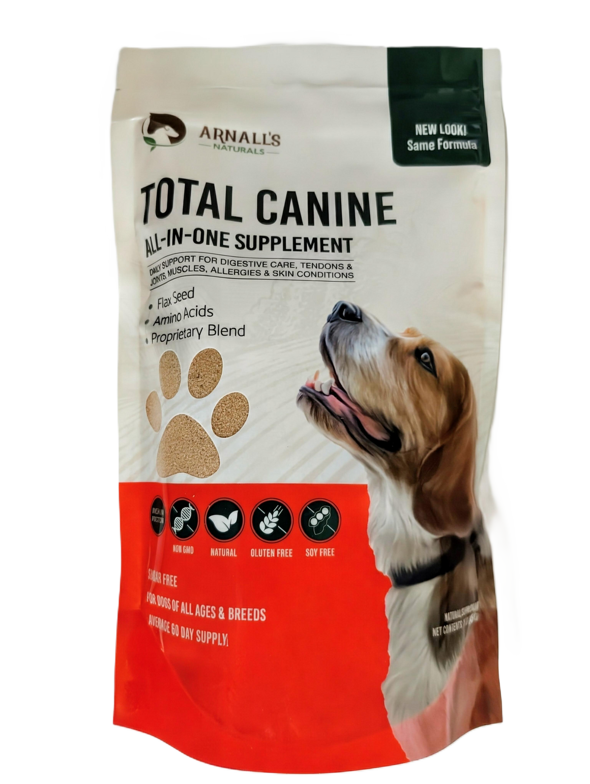 Arnall’s Naturals Total Canine Daily Wellness Supplement for Dogs – 140 g or 454 g